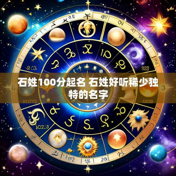 石姓100分起名 石姓好听稀少独特的名字