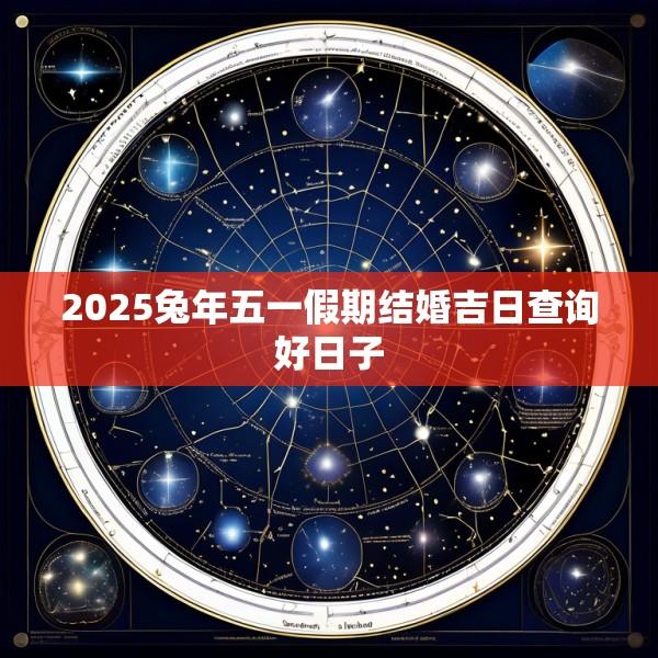2025兔年五一假期结婚吉日查询好日子