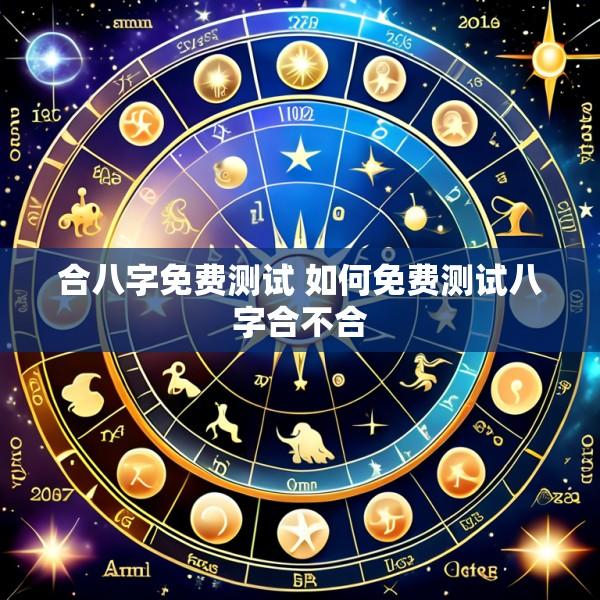 合八字免费测试 如何免费测试八字合不合