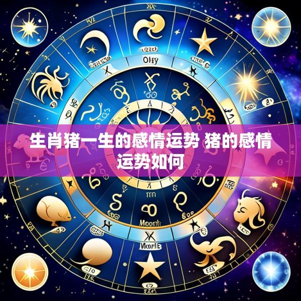 生肖猪一生的感情运势 猪的感情运势如何