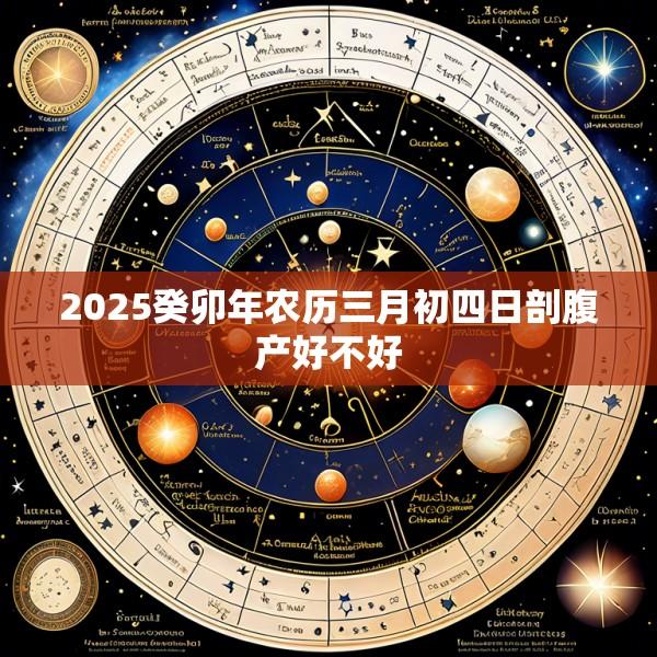2025癸卯年农历三月初四日剖腹产好不好