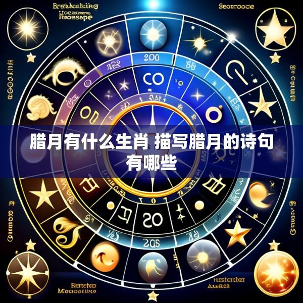 腊月有什么生肖 描写腊月的诗句有哪些