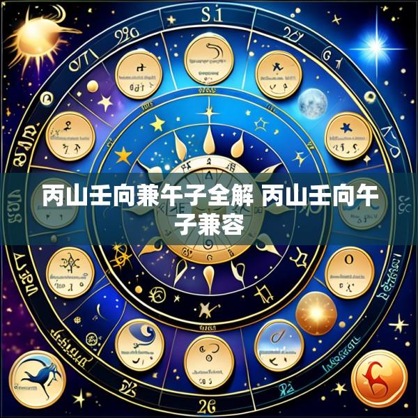 丙山壬向兼午子全解 丙山壬向午子兼容