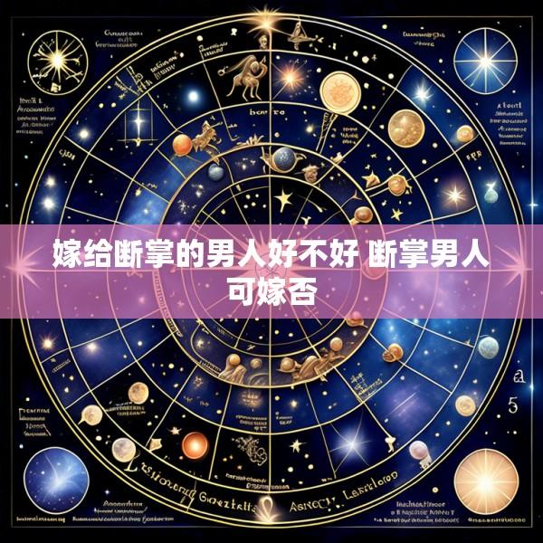 嫁给断掌的男人好不好 断掌男人可嫁否