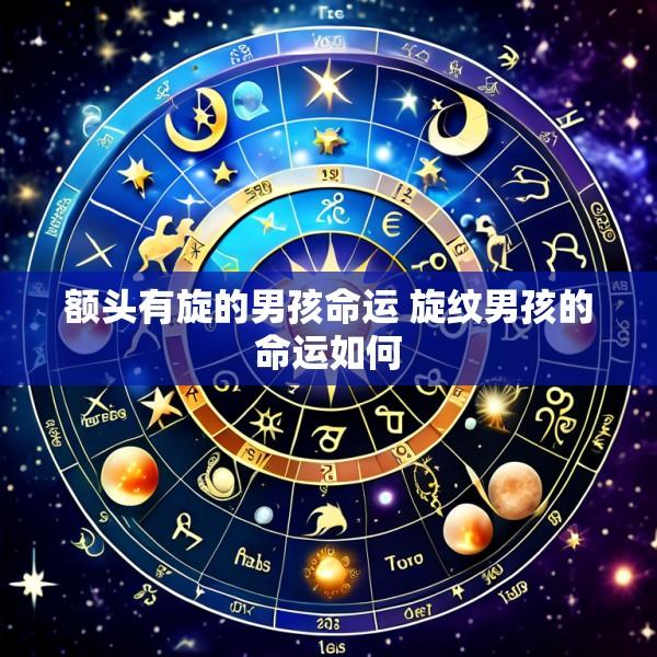 额头有旋的男孩命运 旋纹男孩的命运如何