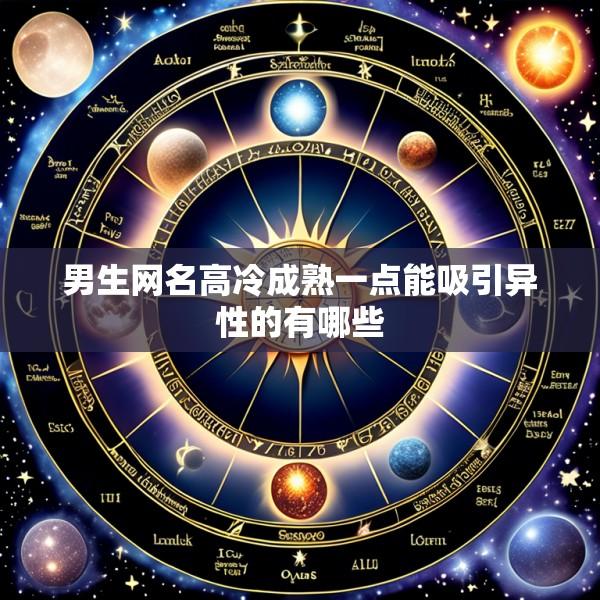 男生网名高冷成熟一点能吸引异性的有哪些