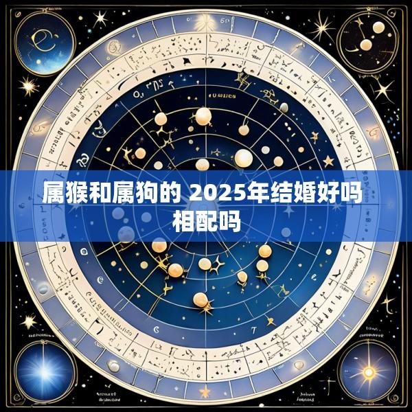 属猴和属狗的 2025年结婚好吗 相配吗