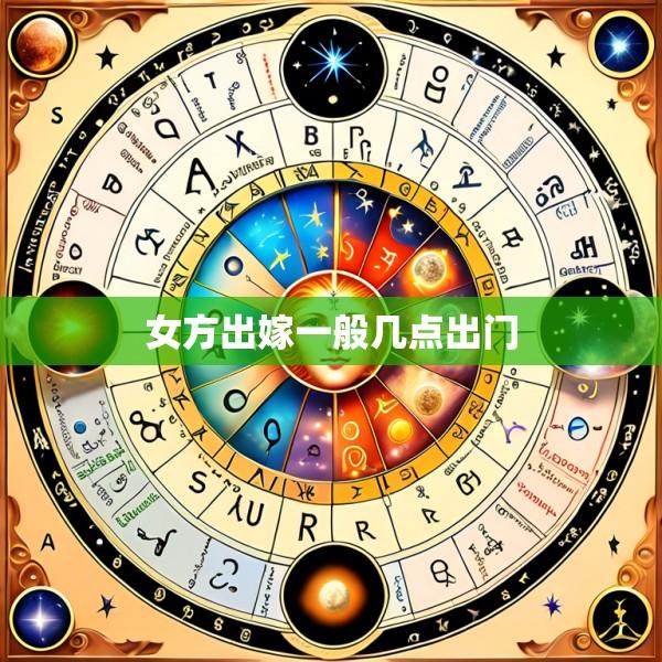 女方出嫁一般几点出门