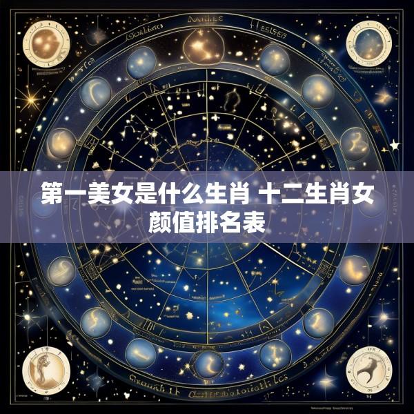 第一美女是什么生肖 十二生肖女颜值排名表
