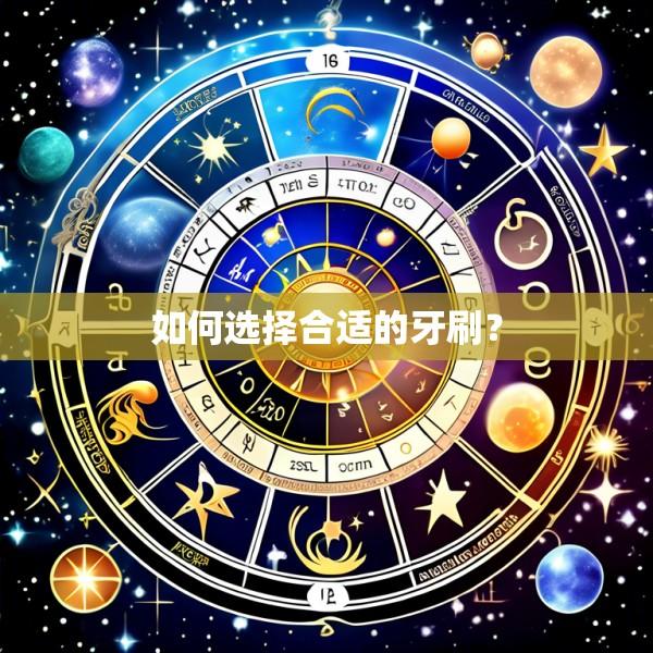 如何选择合适的牙刷？