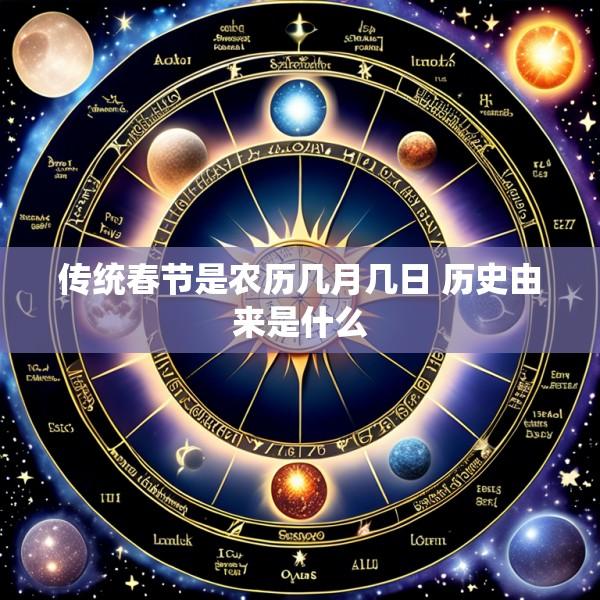 传统春节是农历几月几日 历史由来是什么