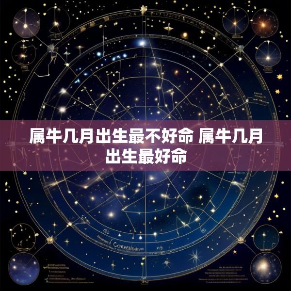 属牛几月出生最不好命 属牛几月出生最好命