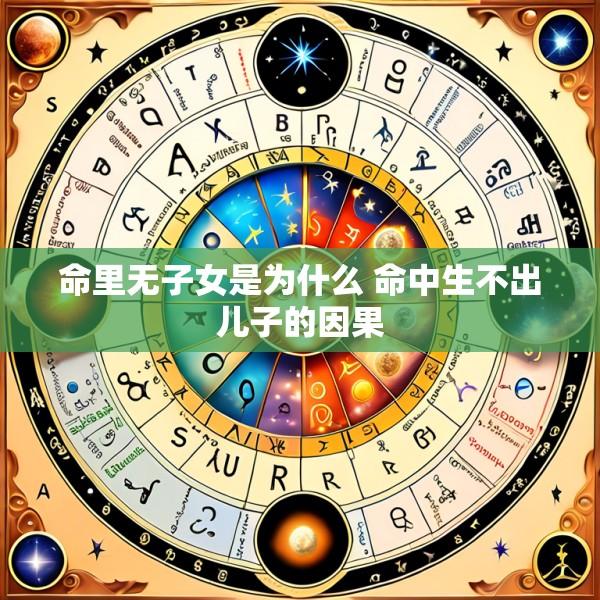 命里无子女是为什么 命中生不出儿子的因果