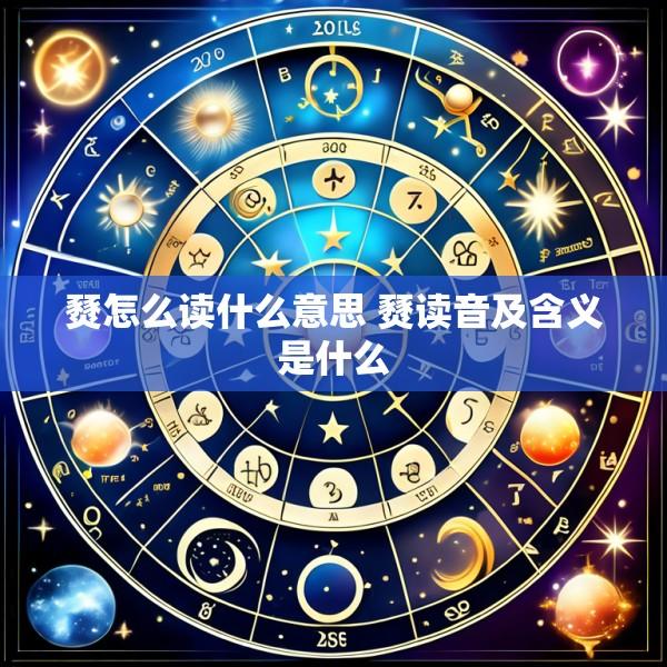 燹怎么读什么意思 燹读音及含义是什么
