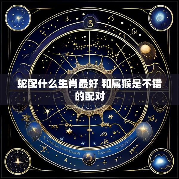 蛇配什么生肖最好 和属猴是不错的配对