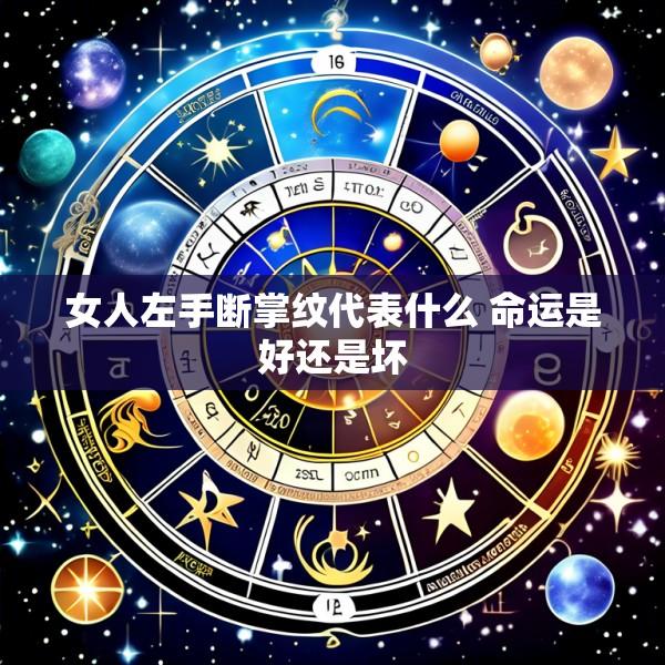 女人左手断掌纹代表什么 命运是好还是坏