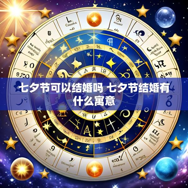 七夕节可以结婚吗 七夕节结婚有什么寓意