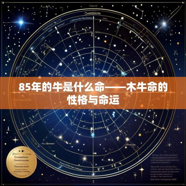 85年的牛是什么命——木牛命的性格与命运