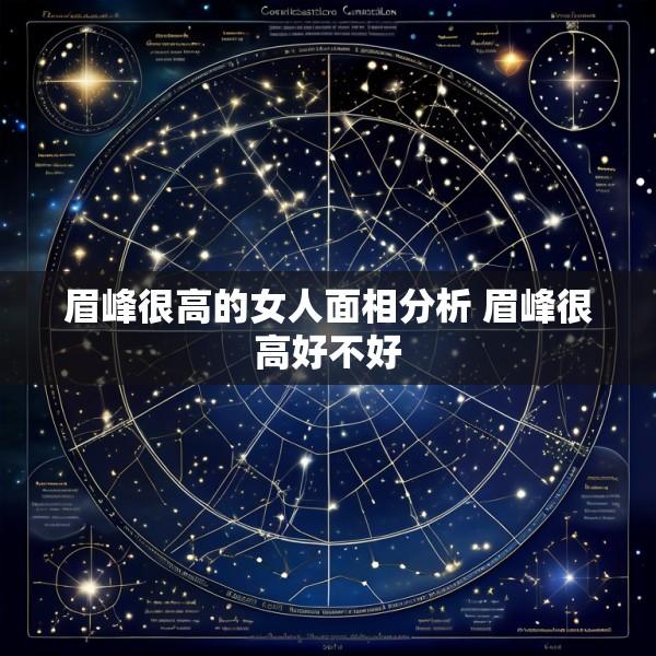 眉峰很高的女人面相分析 眉峰很高好不好