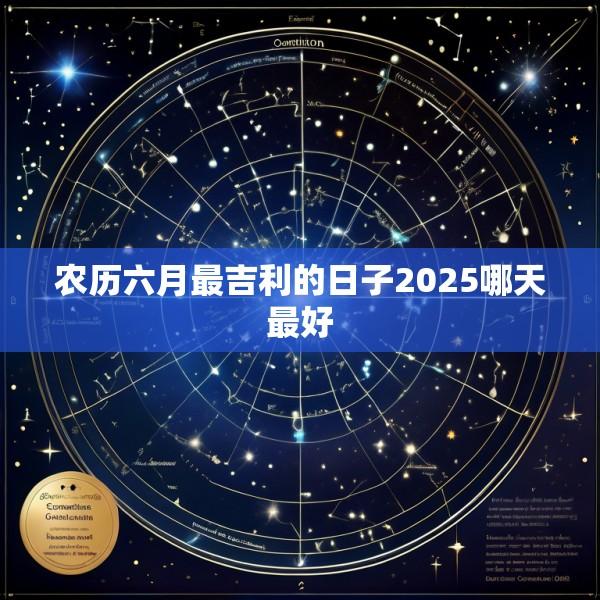 农历六月最吉利的日子2025哪天最好