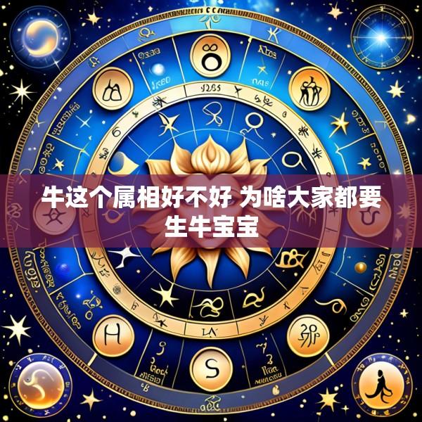 牛这个属相好不好 为啥大家都要生牛宝宝