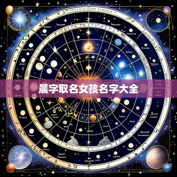 晨字取名女孩名字大全