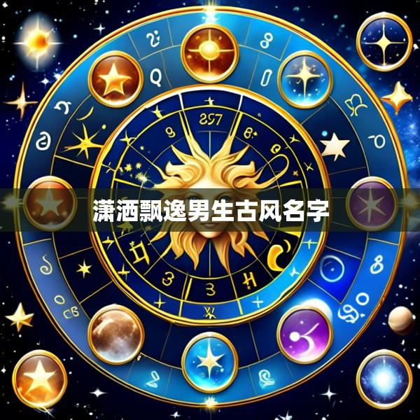 潇洒飘逸男生古风名字
