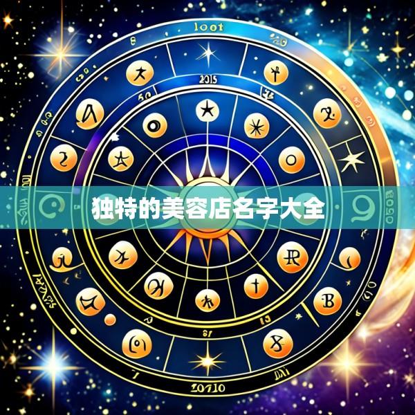 独特的美容店名字大全