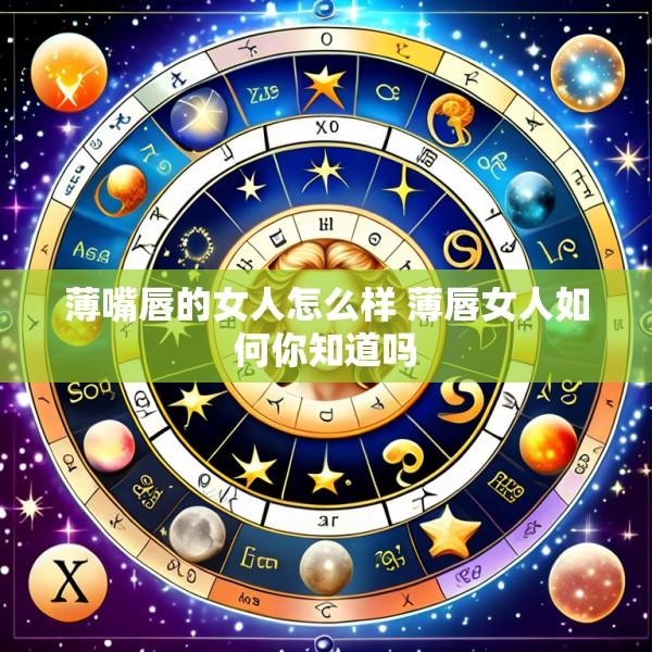 薄嘴唇的女人怎么样 薄唇女人如何你知道吗
