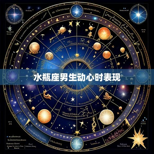 水瓶座男生动心时表现