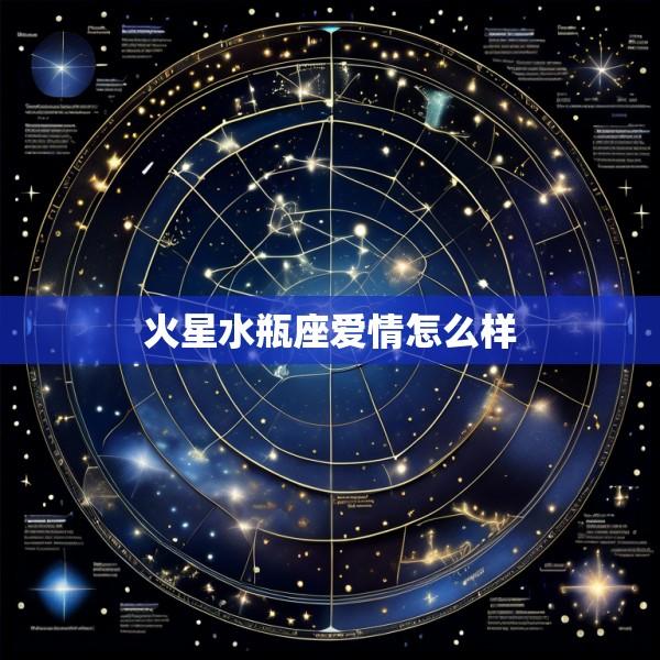 火星水瓶座爱情怎么样