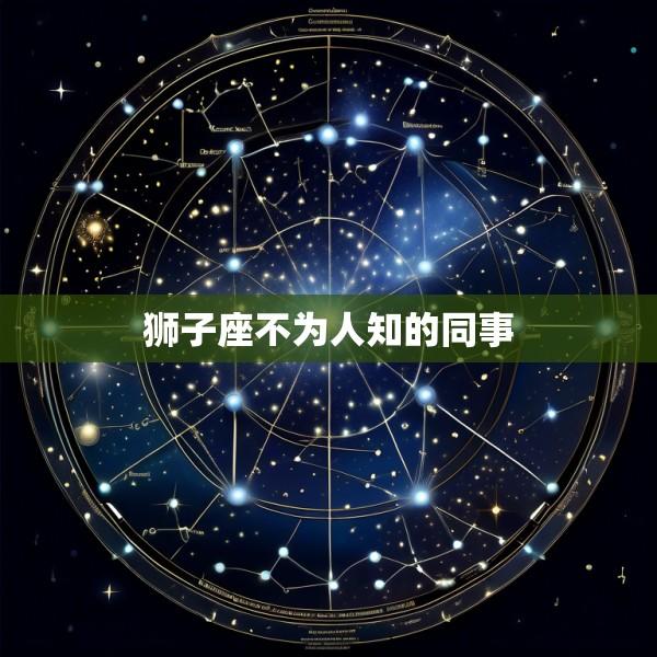 狮子座不为人知的同事