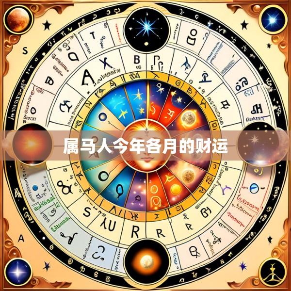 属马人今年各月的财运
