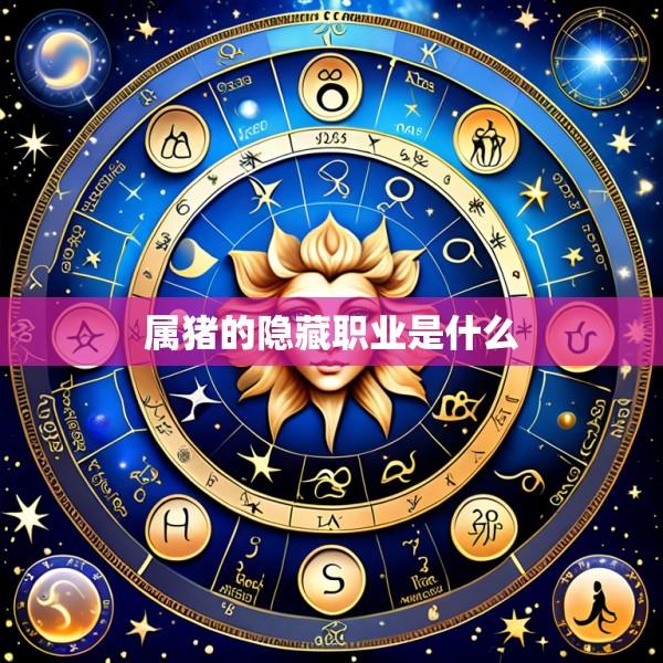 属猪的隐藏职业是什么