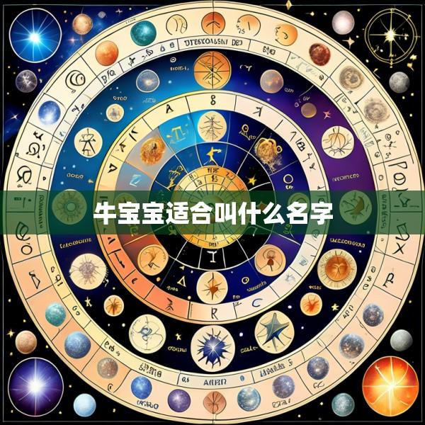 牛宝宝适合叫什么名字