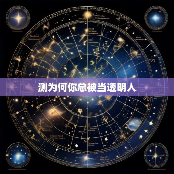 测为何你总被当透明人