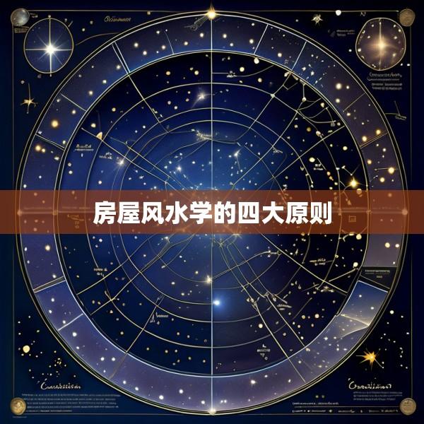 房屋风水学的四大原则