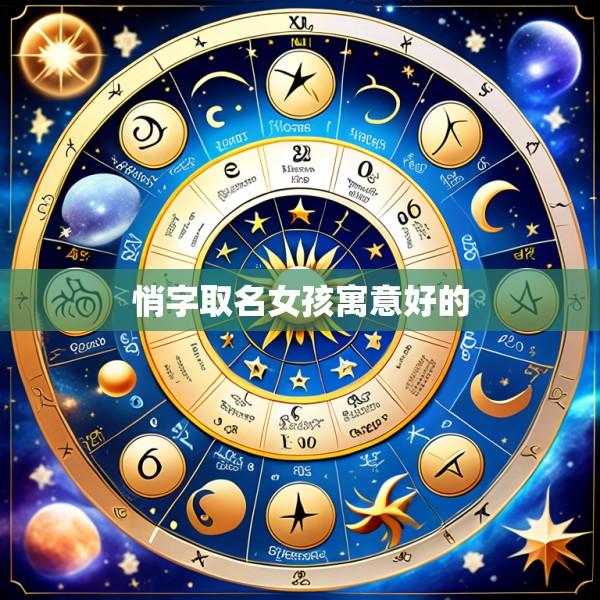 悄字取名女孩寓意好的