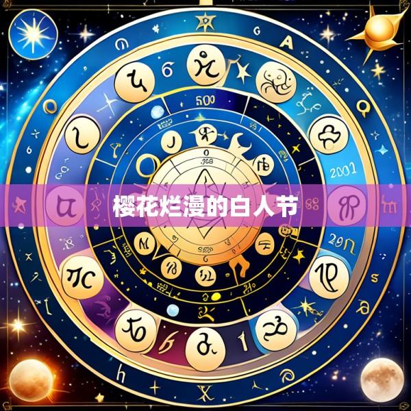 樱花烂漫的白人节