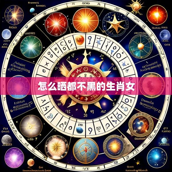 怎么晒都不黑的生肖女