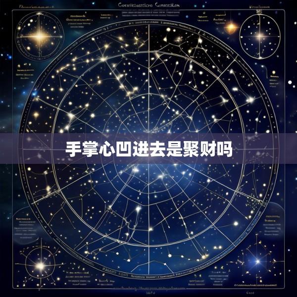 手掌心凹进去是聚财吗