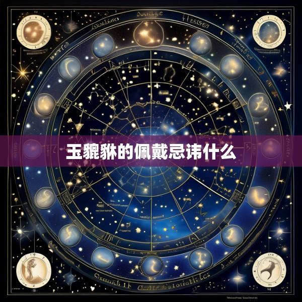 玉貔貅的佩戴忌讳什么