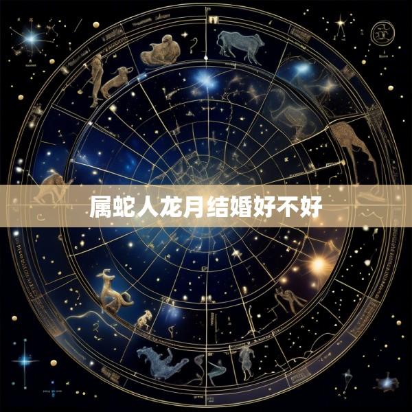 属蛇人龙月结婚好不好