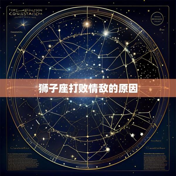 狮子座打败情敌的原因