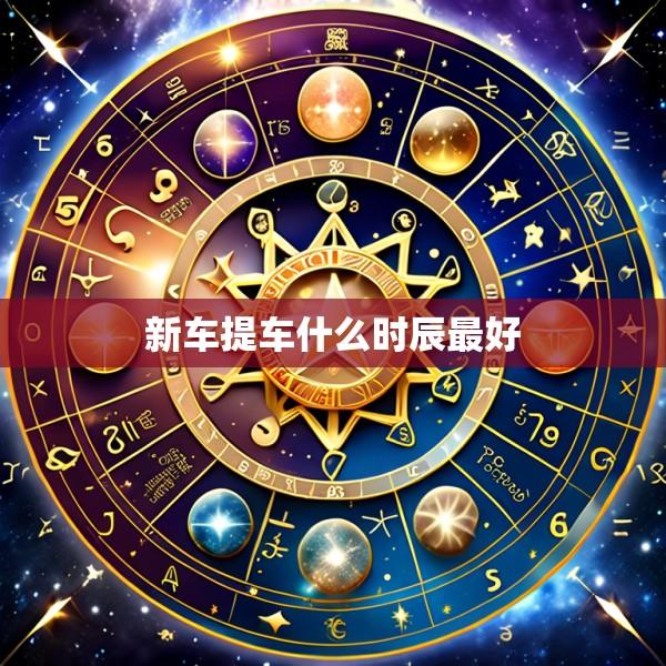 新车提车什么时辰最好
