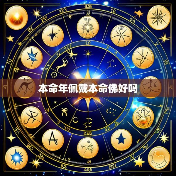 本命年佩戴本命佛好吗