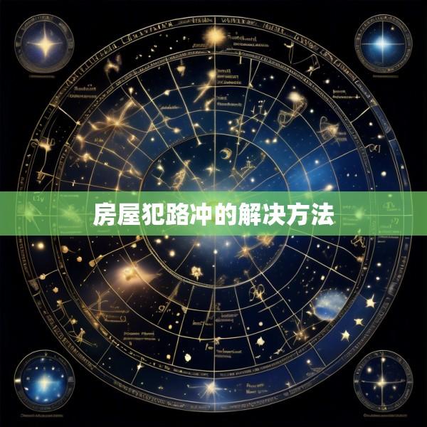 房屋犯路冲的解决方法