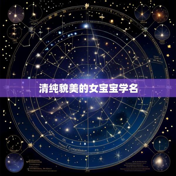 清纯貌美的女宝宝学名