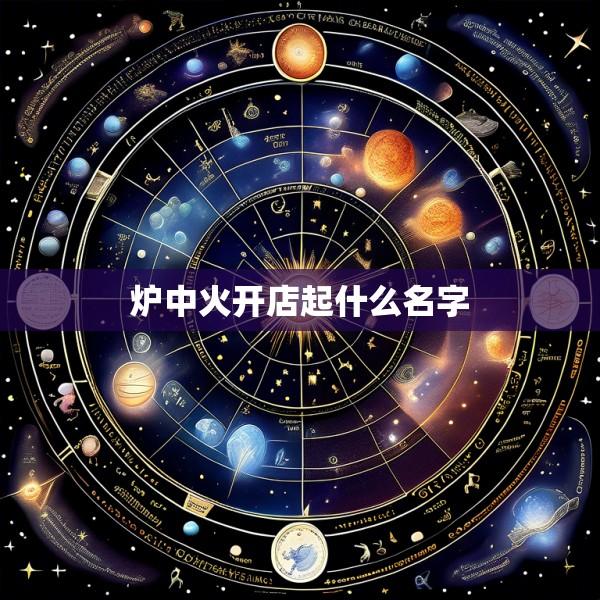 炉中火开店起什么名字