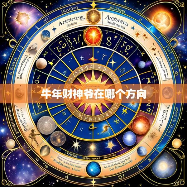 牛年财神爷在哪个方向
